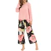 Mulheres sleepwear mulheres duas peças casual pijama roupas de casamento para convidados homecoming pantsuits adolescentes macacão