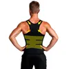 Men's Tracksuits Slimming Belt Belly Men Vest Body Shaper Neoprene Abdomen Fat Burning Shaperwear Waist Sweat Corset Drop 230419