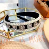 Eenvoudige Koreaanse handgemaakte strass Band Pearl Hoofdband Haaraccessoires Vrouw online influencer All-match Fashion Out Hairs Druk op haarspeldhoofdress Hair Hoop