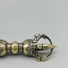 Decorative Figurines Brass Ornament Buddhist Four Head Vajra Pestle Religious Demon Subduing