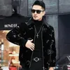 Stilista più cappotto in peluche nero chiaro addensato in lana 2023 primavera e autunno nuovo top da uomo di grandi dimensioni versione coreana del cappotto di tendenza nella giacca dell'isola