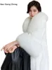 Vêtements de fourrure pour femmes Vêtements pour femmes Coat de fourrure d'hiver Imitation d'hiver Marten Luxury Simple Coat High Street Casual Style Plus taille 231118