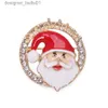 Broches Broches Broche de Noël Broches pour Femmes Hommes Strass Cristal Bijoux Cadeaux Arbre de Noël Père Noël Jingle Bells Renne BrochesL231120