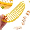 Fruit Vegetable Tools Kitchen Gadgets Plastic Banana Slicer Cutter Salad Maker Cooking Cut Chopper Home Garden Dining dh976