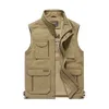 Gilets pour hommes Gilet militaire tactique hommes vestes Jersey Denim veste sans manches vêtements de travail d'été maille homme grande taille vêtements d'extérieur brodés 231118