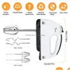 Egg Tools Electric Hand Mixer 7 Speed ​​Rostless Steel EggWhisk Inkluderar 2 Beaters Deg Hooks Robust EasyClean 230804 Drop Delivery Dhyrt