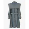 Giacca da donna Trench coat in denim 2023 SpringTemperament Doppio petto allentato Lungo Moda casual 230419