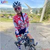 Ensembles de course KafiSet de vêtements Brésil Combinaison de cyclisme pour femmes Long Macaquinho