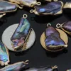 Подвесные ожерелья натуральные фиолетовые жемчужные бусины