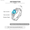 Wedding Rings JewelOra Personalized Birthstone Rings for Women Customized Engraving Promise Wedding Engagement Ring Gifts for Mother/ Mom Q231120