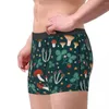 Underpants Magic Forest Underwear Men Sexy Print Custom Strawberry Boxer Shorts Panties