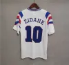 5A+ 12H出荷1998レトロバージョンフレンチサッカーメンズ96 98 02 04 06 Zidane Henry Maillot de Foot Soccer Shirt 2000 Home Trezeguet Football Uniorm