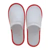 Banyo Aksesuar Set Ayakkabı Tek Kullanımlık Terlik 10 Çift Kapalı Toe Pamuk Terlik Konuk Ev Sandalet Konukseverliği El Shose