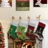 Grinchs Bas de Noël 18 pouces Grand kit de bas de Noël Grinchs Décorations de Noël Ornements de vacances Grinchs Décor maison à l'intérieur FY5814 1120