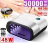 NEW UV Lamp Painless Nail Dryer 48W LED Lamp Nail with Smart Timer Memory Digital Timer Display Drying Machine7670282