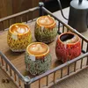 Caffettiere Smalto colorato Fambe in ceramica Bottiglia scaldamani Tazza per caffè espresso Tazze da tè per uso domestico Pancia grande 170 ml Set turco Latte