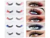 Whole Eyelashes Colorful Christmas Lashes Natrual Long Eyelash Extension Soft Lash Colors Make Up Tools4378038