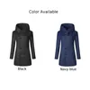 Heren Trenchcoats Heren Winterjas met capuchon Double Breasted Jack Overjas Uitloper Vest M 3XL Polyester Stof Zwart Marineblauw