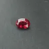 Loose Diamonds Meisidian 10x14mm 6.2 Carat Oval Lab stworzył wyhodowany czerwony rubinowy kamień