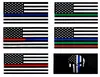 Thin Blue Line Flag Direct Factory hela 3x5fts 90cmx150cm Lagstiftare USA: s American Police4027588