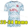 Nouveau 23 24 Hashtag United F.C. Maillot de football Cade-Watts 2023 2024 Maillot extérieur Sam Alcott Hommes Chemises de football Tops Spencer Irving Andy