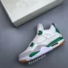 Top Quality Jumpman 4 Basketball Shoes Pine Green Mens 4s Designer Sneakers Fire Red Thunder Military Black Cat a Ma Maniere Messy Room Cement Women Trainers