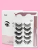 Magnetic Eyelashes with Eyeliner and Tweezer 5 Pairs 5 Magnetic False Eyelashes Liquid Eyeliner Makeup Set Reusable eyelash No Glu6057761