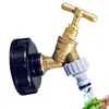 Bathroom Sink Faucets Rain Barrel Spigot Brass Water Faucet For Tanks Tubs Pools Turn Ball Valve With Bulkhead Fitting