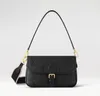 Kvällspåsar Designer 7A Diane Satchel med korskroppskamläder Cream Full Black Bags Classic Cross Body Shoulder Bag