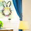 Guirlande murale de fleurs décoratives, décoration de pâques, plastique multicolore, 45cm, fenêtre artisanale, porte polyvalente suspendue
