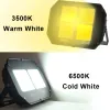 Les projecteurs LED d'extérieur 600 W 400 W 200 W fonctionnent avec un projecteur de lumière blanche étanche IP65 6500 K pour garage, jardin, pelouse et cour maintenant LL