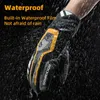 Skihandschoenen ROCKBROS Winterhandschoenen Heren Thermisch Warm Fietsen waterdicht Fietsen Wielrennen Ski Antislip Motorhandschoenen TPU Touchscreen 231120