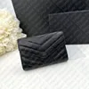 WALLETS Designer Envelope Leather Wallet Business Card Holder Case Coin Purse Luxury Handbag Tote Hobo Satchel Bag Passport Cover 06686