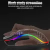 Mice Wired Cable Gaming 7 breathing LED Back Light Optical Mouse USB Computer Hollowed out Mice Laptop Desktop 4D PC home use Office