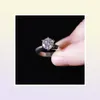 Yhamni Luxury Solid Silver Wedding Rings Brand Jewelry Top 7mm Diamond Ring 925 Sterling Silver Engagement Rings for Women 121215563376