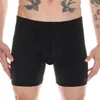 Caleçon Glace Soie Hommes Boxer Briefs Élastique Allongement Résistant À L'usure Jambe Sous-Vêtements Sexy U Convex Poche Shorts Scrotum Culotte