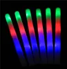 22 pcs/lot bâton LED bâtons clignotants colorés 48 cm rouge vert bleu bâtons lumineux Festival fête décoration Concert Prop8953775