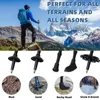 Trekking Poles Camping Gear Outdoor 2pcs Ultralight Randonnée Trekking Poles Pliable Nordic Escalade Bâton Portable Télescopique Bâton De Marche 230419