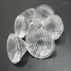 50pcs 1W 3W 5W 20mm Stripe Optical LED Lens With White/Black Holder Angle 5 10 25 30 45 60 Degree For Bulbs DIY