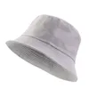 New Solid Foldable Bucket Hats Reversible Hat Men Korean Casual Street Panama Hat Sunhat Outdoor Beach Bob Hiphop Fisherman Hat