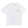 Designer Fashion Clothing Tees Hip hop TShirts Rhude Manaco Sailboat Printed Men's Women's Loose Summer Short Sleeve T-shirt Streetwear Loose Sportswear