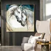 Vintage Horse Love Painting Animal Art Prints Painting On Canvas For Living Room Wall Decorative Pictures Classic Posters And Prints Unframed