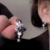 Boucles d'oreilles pentagramme à pampilles pour femmes, style coréen, mignon et élégant, goutte d'eau, bijoux Y2K, cadeau de mariage, vente en gros