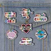 Pins Brooches Your Feelings Are Valid Enamel Pins Mental Health Brain Brooch Creative Cool Text Badges Tren Lel Jewelry Gift For FriendsL231120