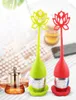 Silicone Lotus Shaped Stainless Steel Tea Infuser Teaspoon Loose Leaf Herb Strainer Filter8388107