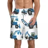 Men's Shorts Summer Beach Swimsuit Quick-drying Swimwear Agricultural Tractor Men Breathable Sexy Male