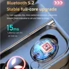 Mobiltelefonörlurar Nya TWS Bluetooth 5.2 Spelörlurar Låg Latens Professional Gamer Bluetooth -hörlurar med MIC 9D Stereo HiFi -headset 1200mAh YQ231120