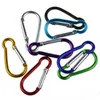 5 PCSCARABINERS 5PCS Красочный алюминиевый сплав R -образный карабиер Carabiner Carabiner Крюк пружинный зажигательный клип Camping Tiking Trainting Accorpsy A