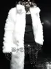 남자의 가죽 가짜 가죽 남자 모조 모피 코트 겨울 두꺼운 푹신한 긴 소매 따뜻한 겉옷 고급 모피 롱 자켓 검은 색과 흰색 bontjas jackets mens 231118