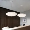 Ceiling Lights Clouds Ceiling Light White LED Chandelier For Dining Room Children's Bedroom Hall Study Lamp Creative Decorative Daily Lightings Q231120